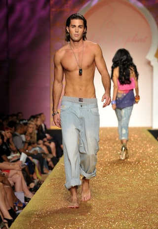 Illustration for article titled Baby Phat: Short, Shiny, Cropped, Ripped… And Man-Candy, Too
